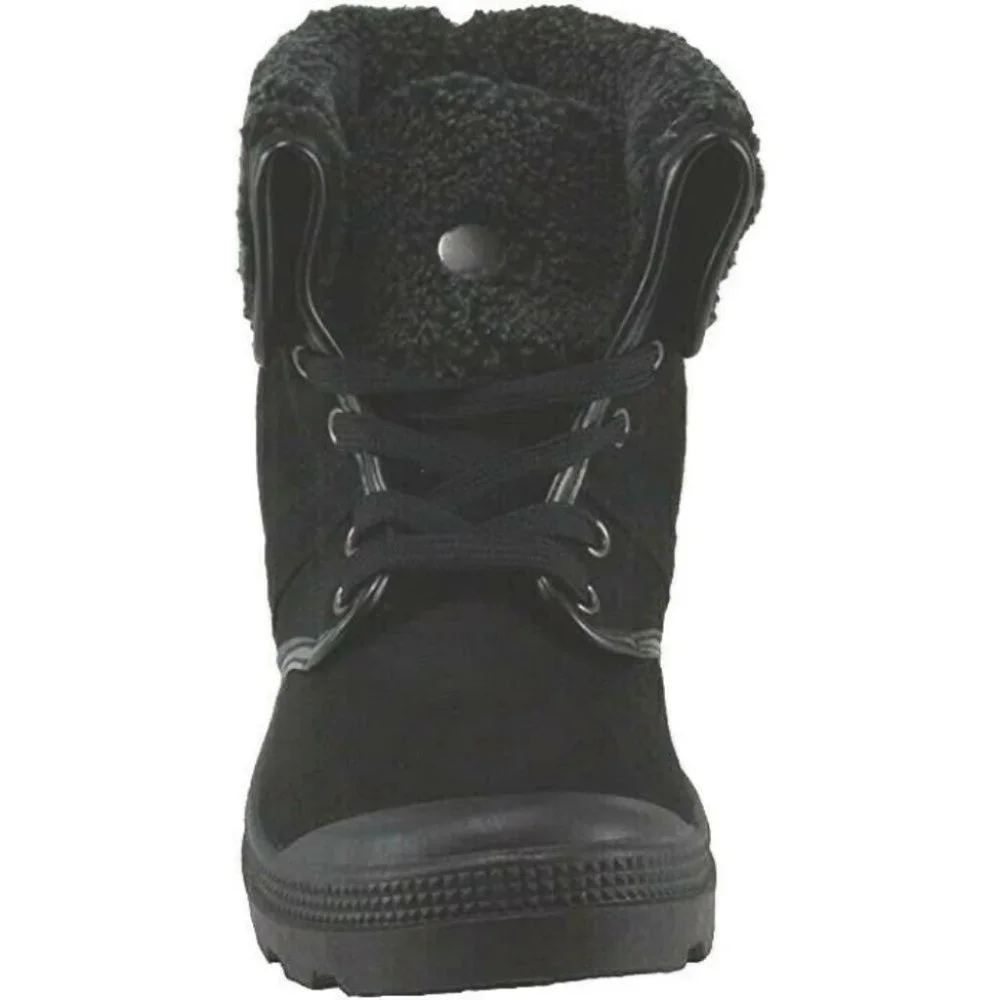 Refresh Women's Evan-01 Faux Suede Cap-Toe Flip-top Ankle Boots Size 10 - Picture 5 of 16